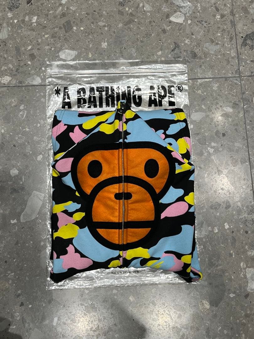 ⚠️本日最終値下げ！BAPE BABY MILO FULLZIP HOODIE