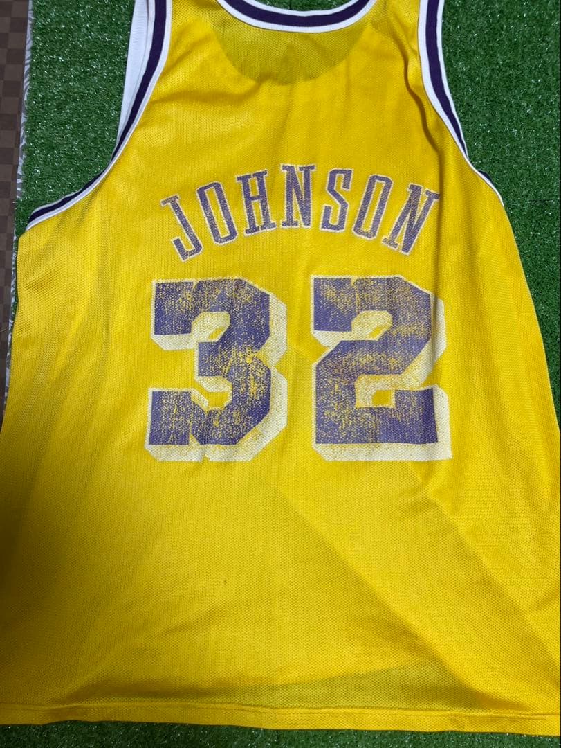LAKERS Magic Johnson 32 タンクトップ Champion