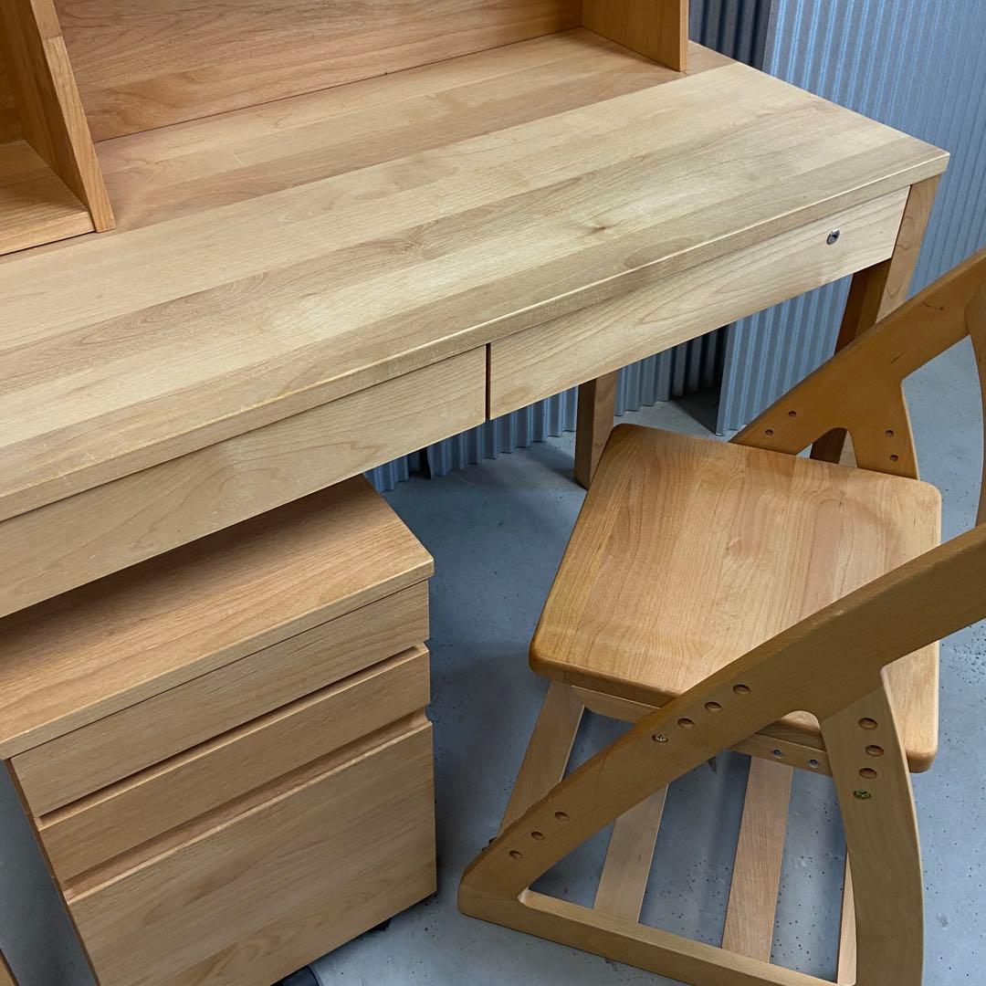 杉工場⭐️レグシー　学習机　セット　北欧　ナチュラル
