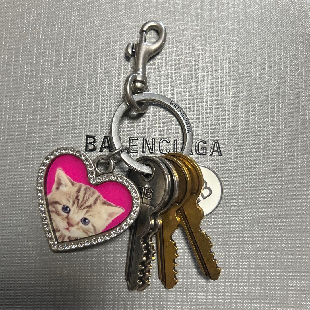 BALENCIAGA チャーム キーリング Heart