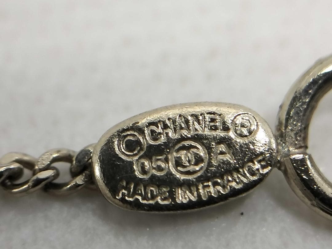 美品✨シャネル　パールブレスレット　シルバーゴールド