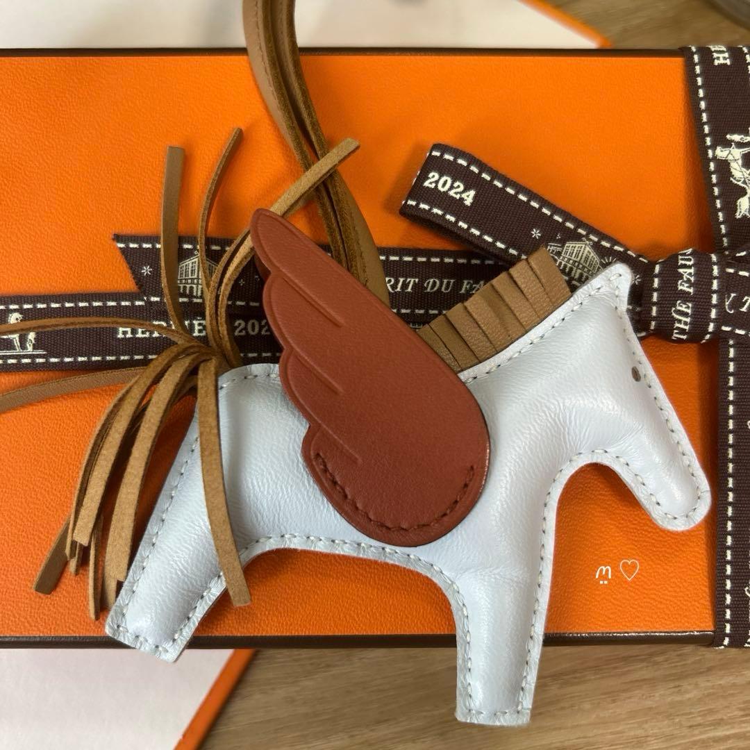 HERMES　エルメス　ロデオチャームペガサスPM　バッグチャーム　U刻印