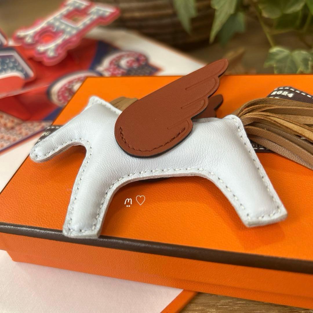 HERMES　エルメス　ロデオチャームペガサスPM　バッグチャーム　U刻印