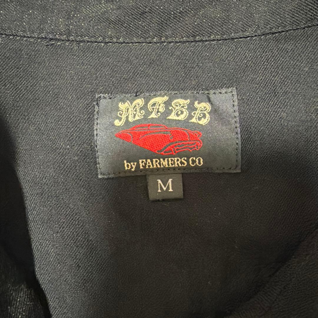 F&C El Diablos ボウリングシャツ Mサイズ　レーヨンシャツ