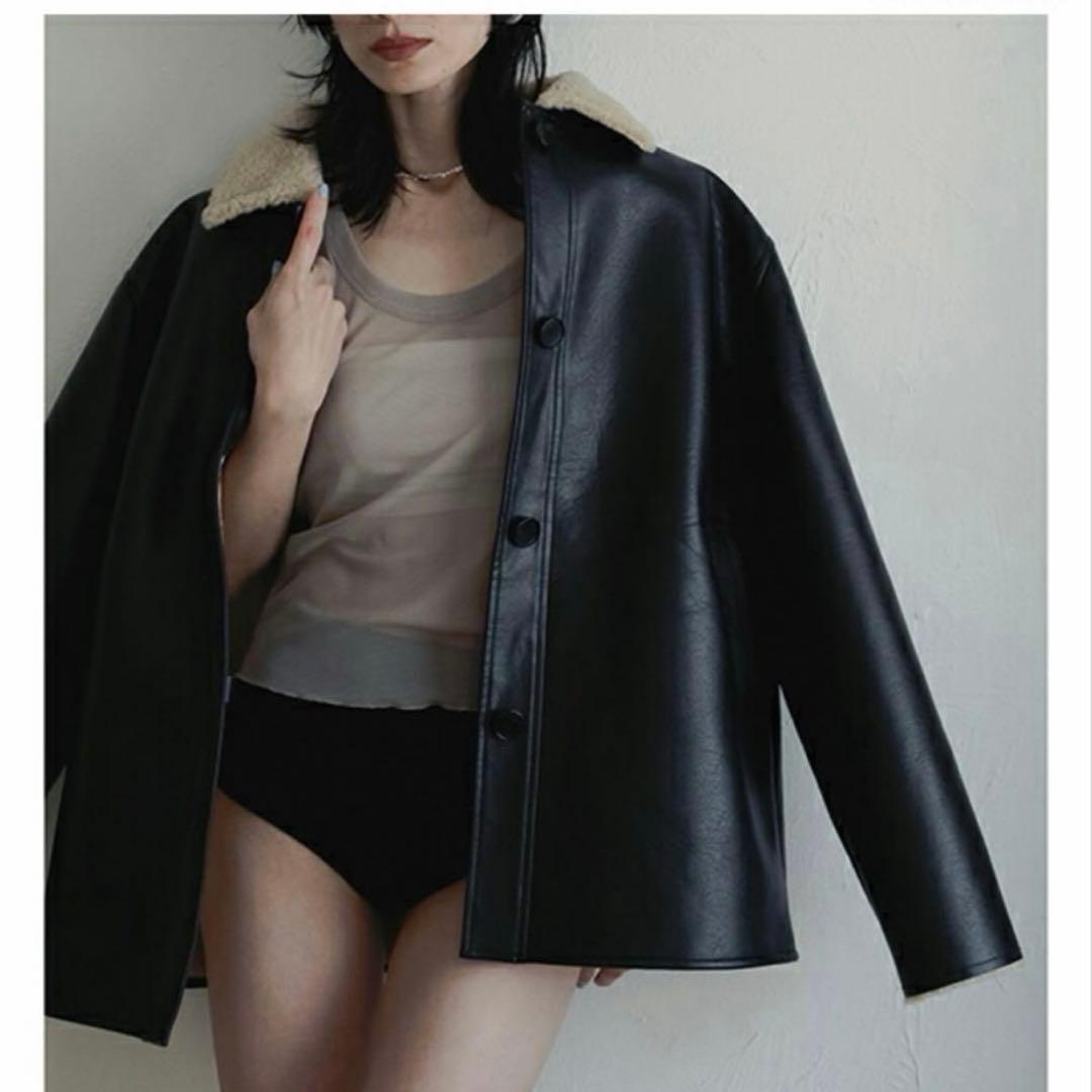 anukeアンヌークBoa Flight Jacket 38