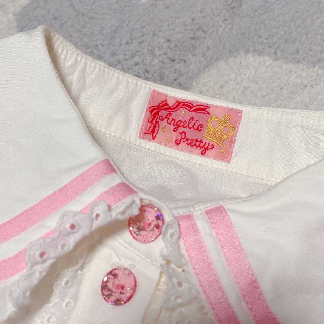 【旧タグ】angelicpretty♡ワッペンブローチ付き♡セーラーブラウス♡