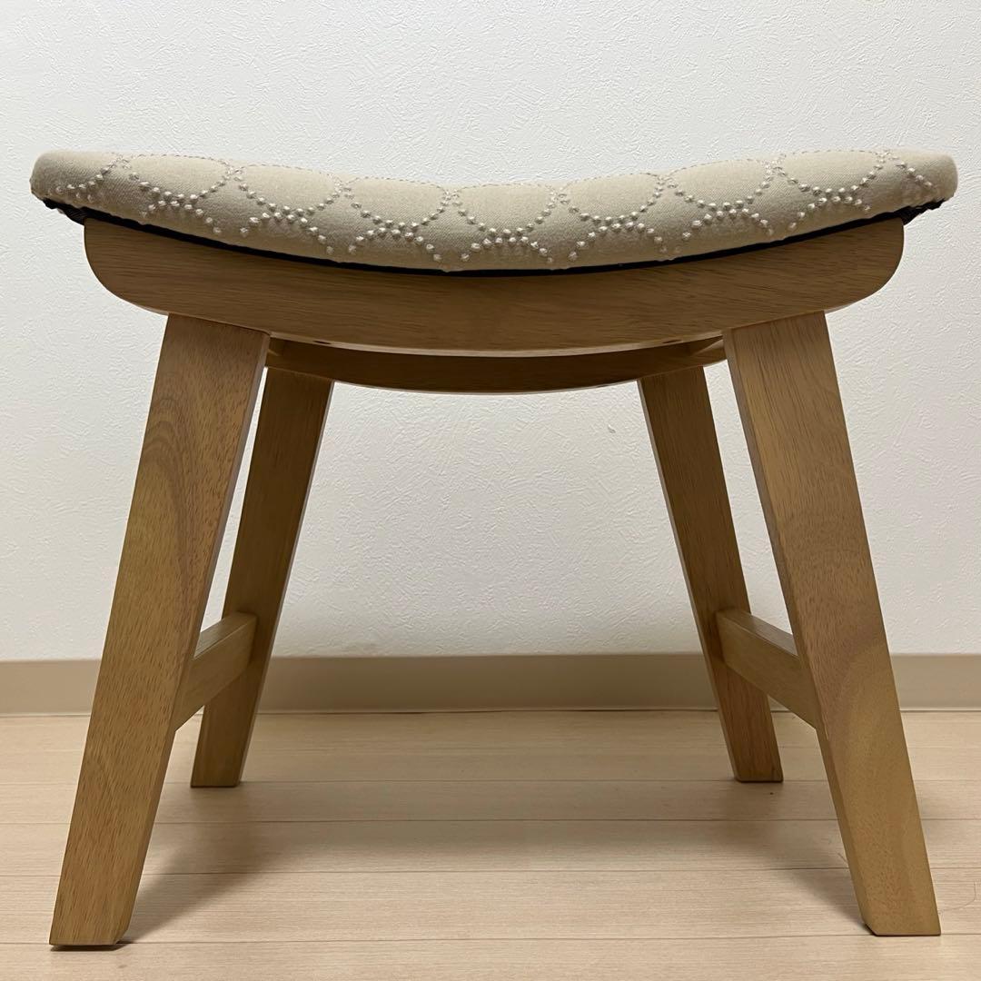 ミナペルホネン スツール タンバリン L４ 【エクリュ/ライトブルー】 椅子