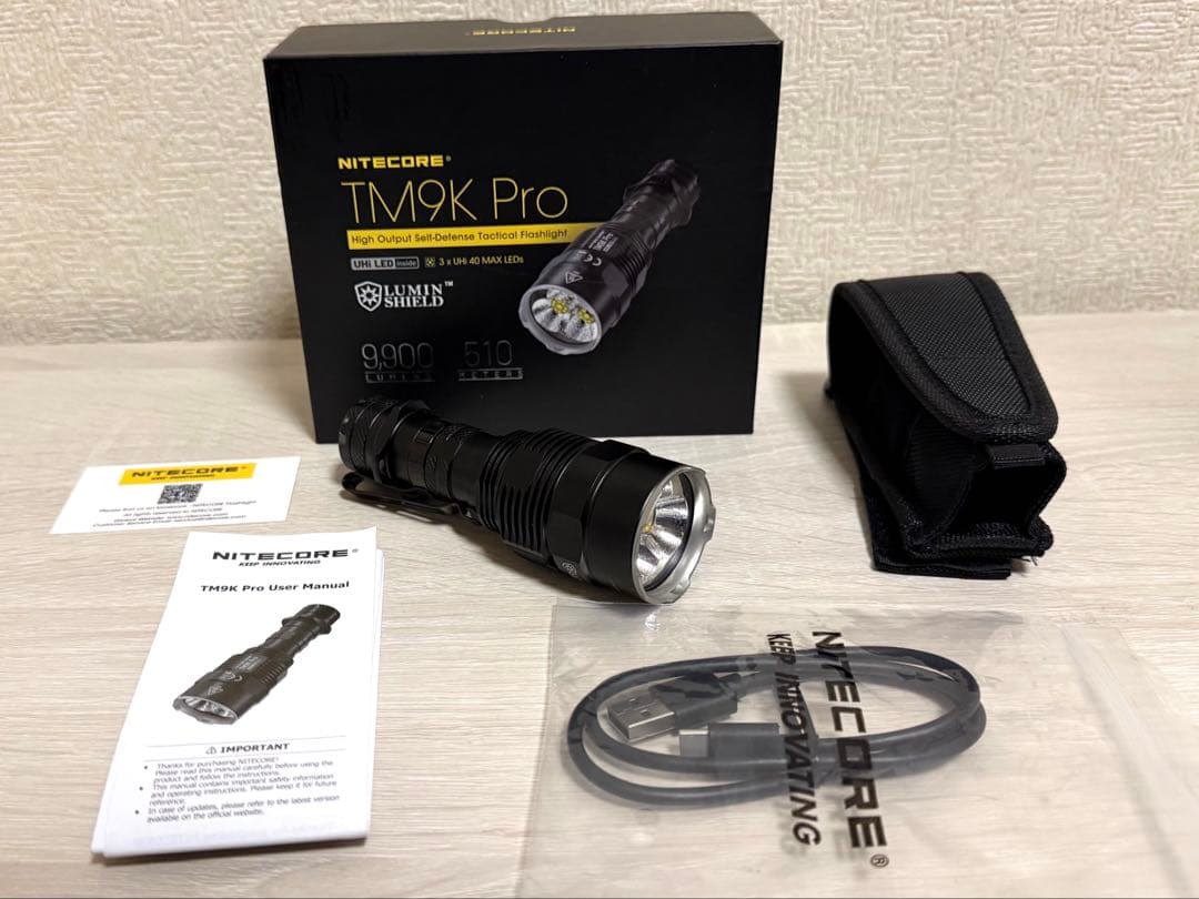 Nitecore TM9K Pro タクティカルライト
