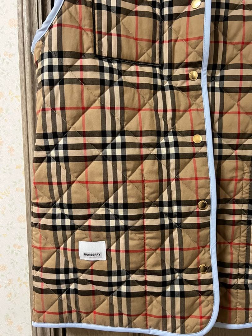 値下げ中⭐︎BURBERRY チェック柄 キルティングベスト