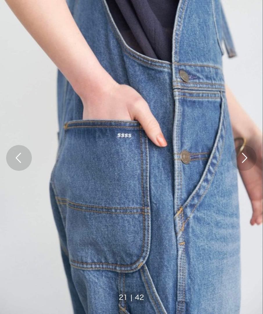 Spick & Span S.Shiori*S デニムサロペット 38 超美品