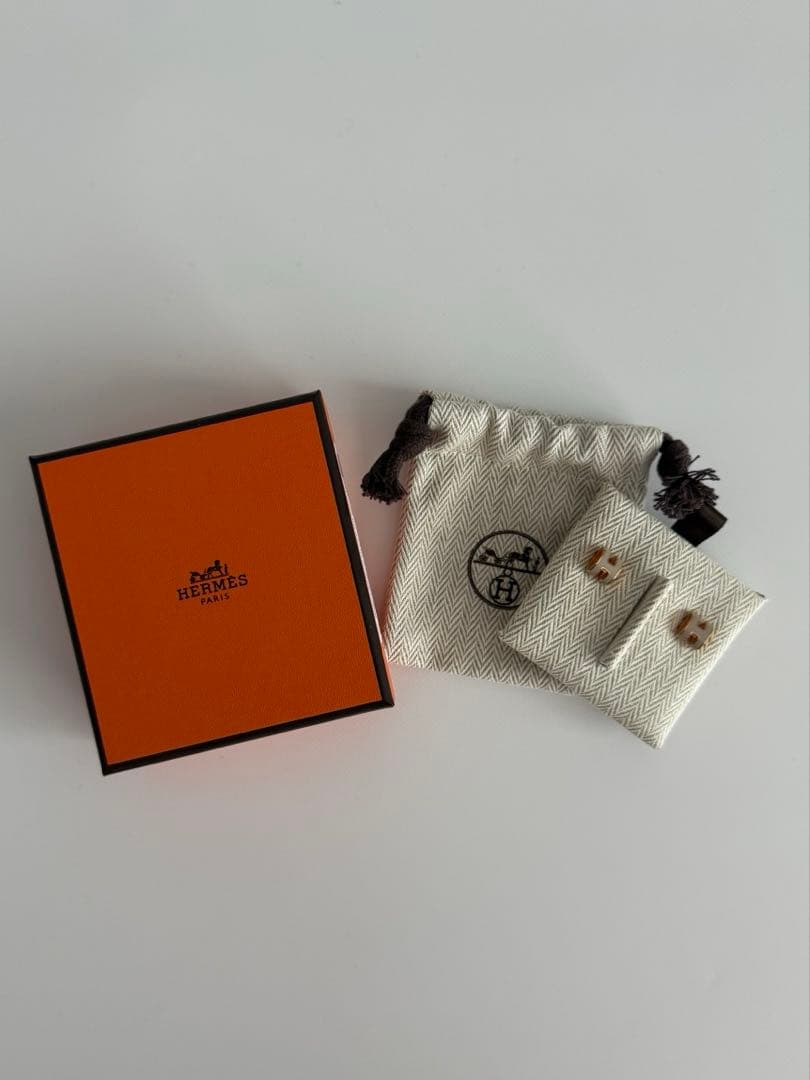 HERMES エルメス ミニポップh ピアス