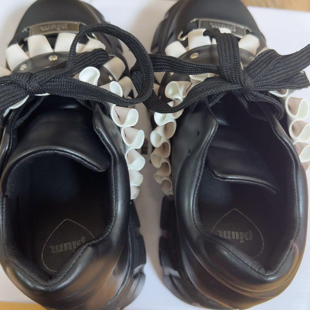 pium フリルベルトボリュームスニーカー　Mサイズ　23〜23.5 厚底