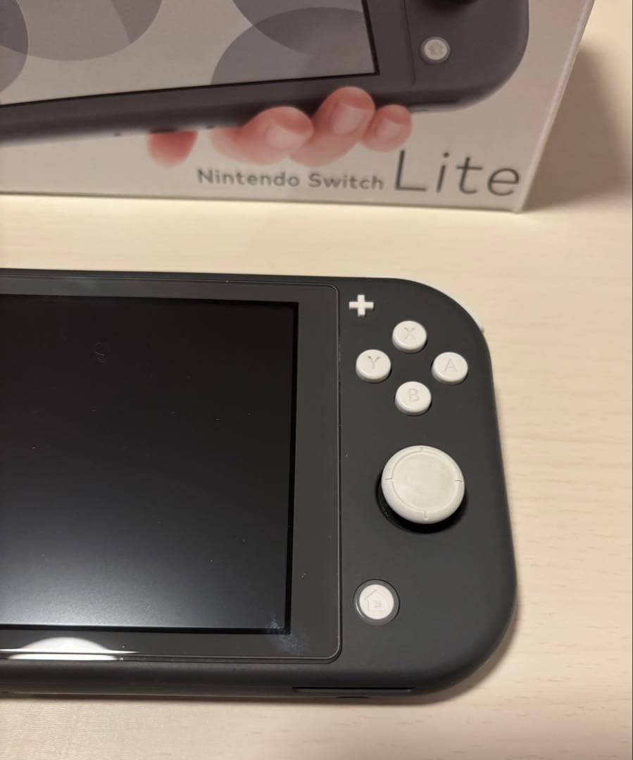 美品 Nintendo Switch Lite グレー 箱付き