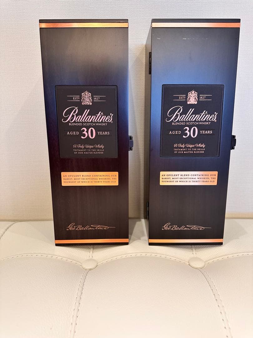 Ballantine's 30年 ウイスキー 木箱入りの2本セット