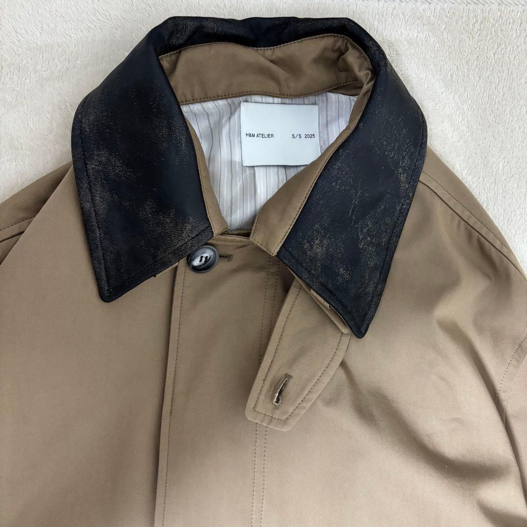 25SS  ATELIER コットンマックスタイルコート ベージュ　ロング