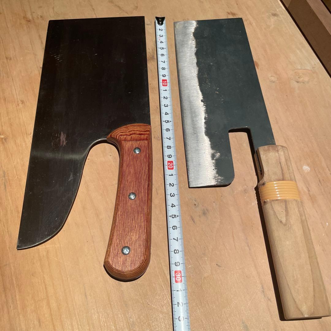 日本製 麺切り包丁セット 2本