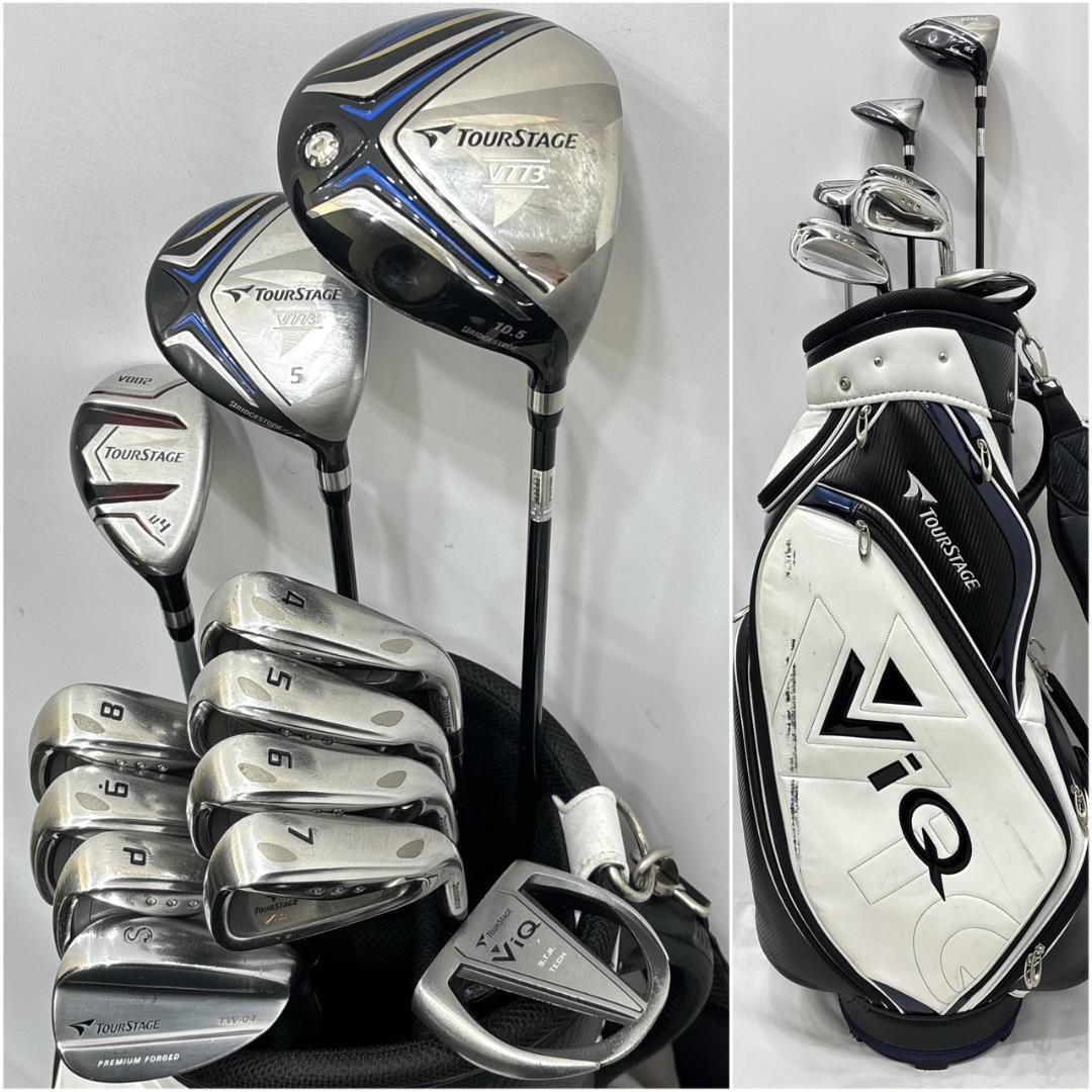 メンズ右利き初心者用　ツアーステージ　ゴルフクラブセット　W-2728