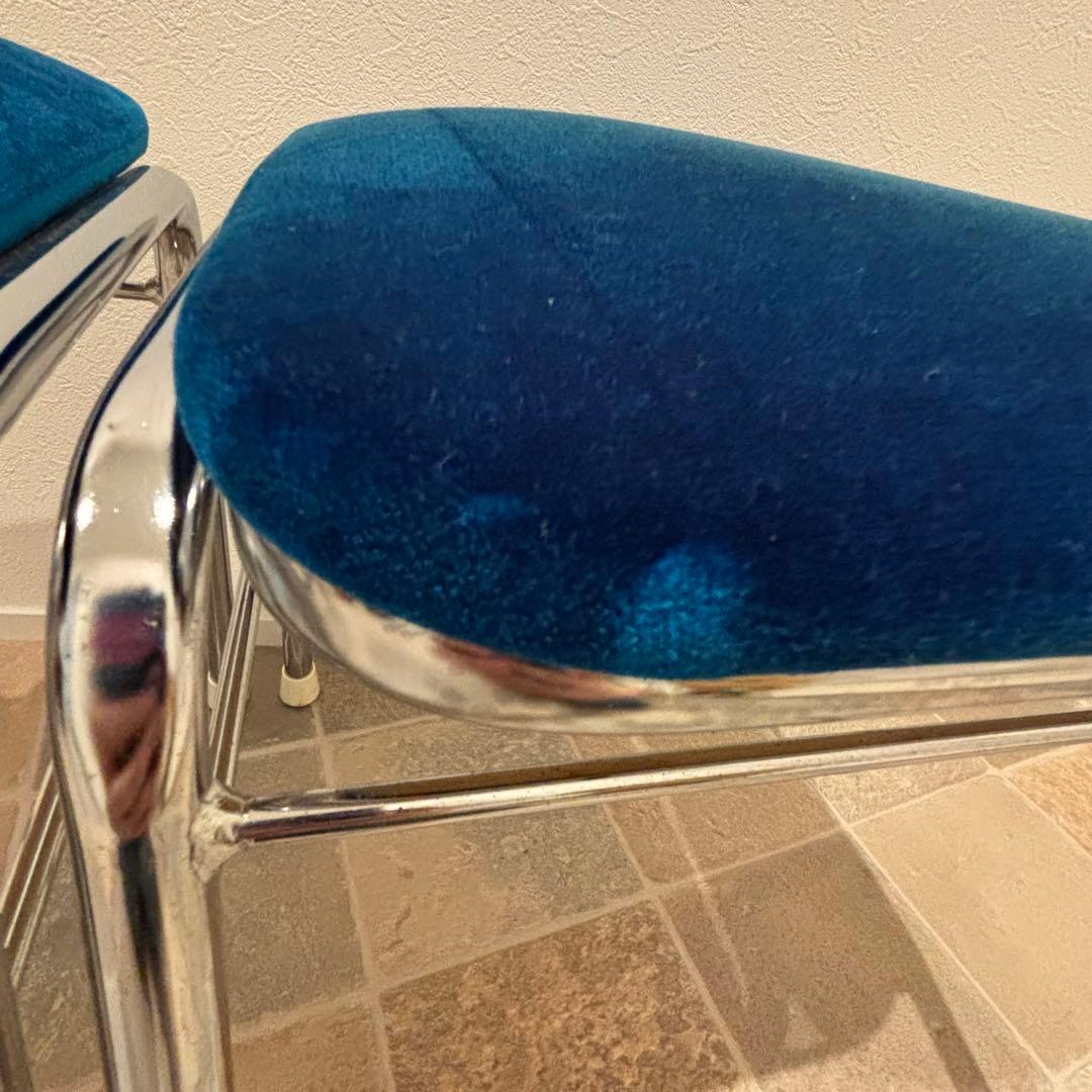 アーケード ビデオゲーム椅子 青　中古ゲーセンイス　アストロシティ カプコン