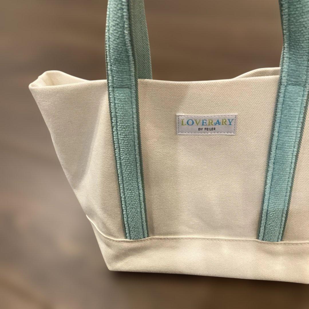 フェイラー　オールドテディ　ワッペントートバッグ　アイボリー小サイズ(廃盤品)