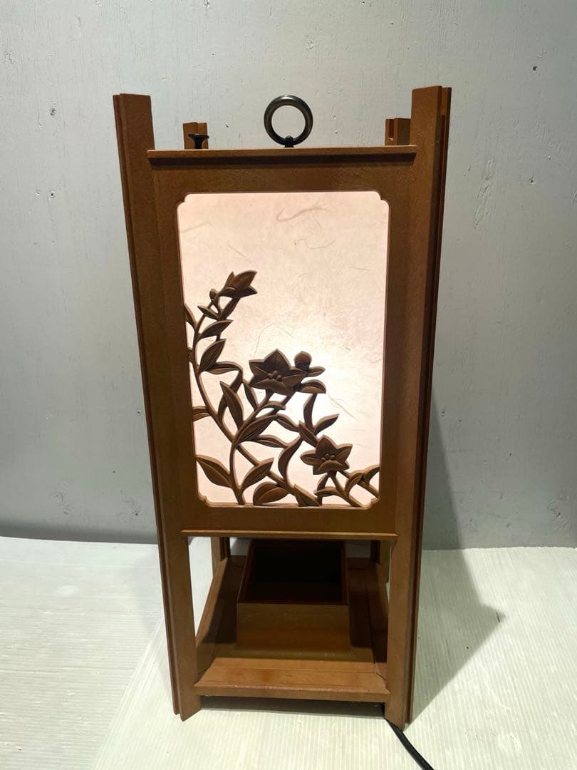 フロアスタンド　照明　ライト　和室　和風　昭和レトロ　家具　電気