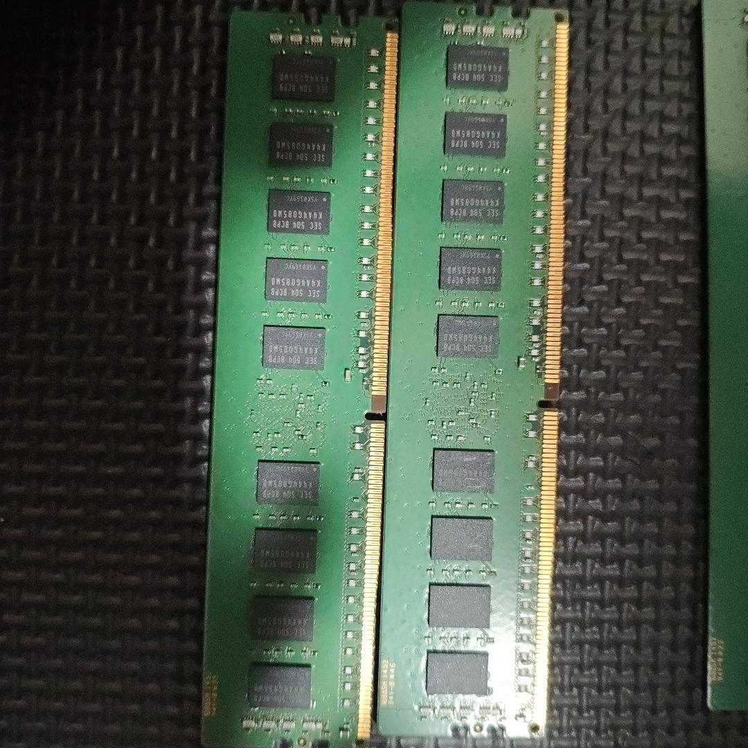 m*e様 SAMSUNG　DDR4 メモリ　8G 4枚　合計32G