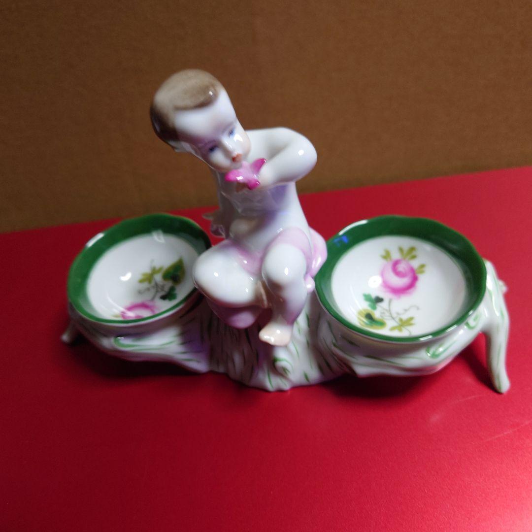 ヘレンド　ウィーンの薔薇 ミニ ジャム入れ