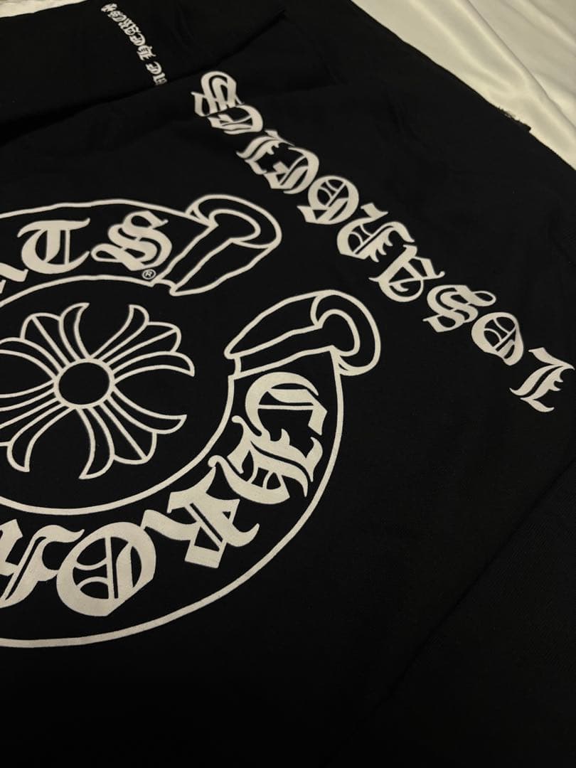即日発送　Chrome Hearts ブラック フルジップパーカー