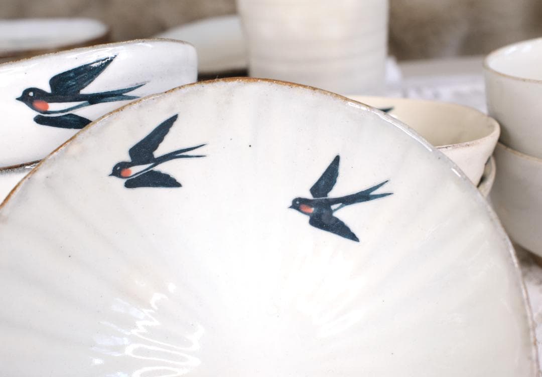 【Samercifyさま専用】西端春奈さんツバメのお椀・小丼