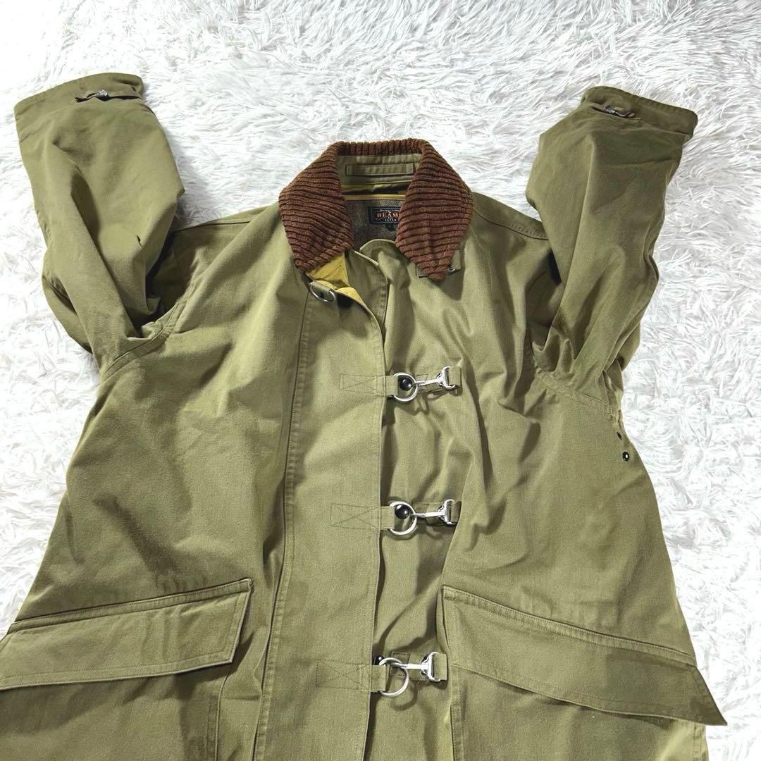 未使用級✨BEAMSPLUS ファイヤーマンコート　コマツ　プリマロフト　L