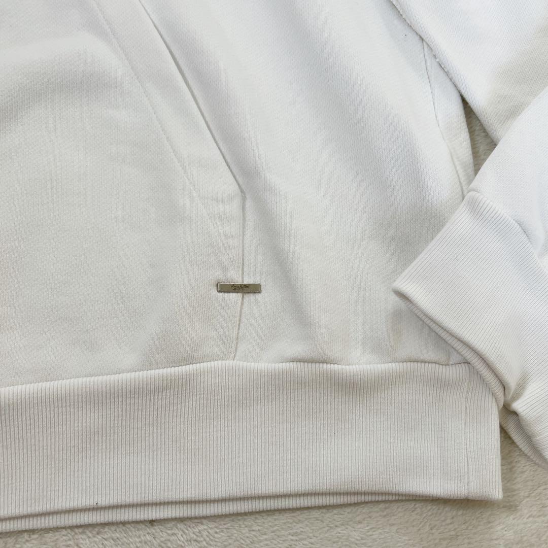 ルイヴィトン インサイドアウト ロゴ　スウェット パーカー メンズ XL 白