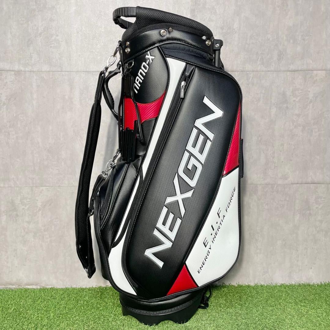 【美品】NEXGEN ネクスジェン キャディバッグ ゴルフバッグ スタンド 軽量