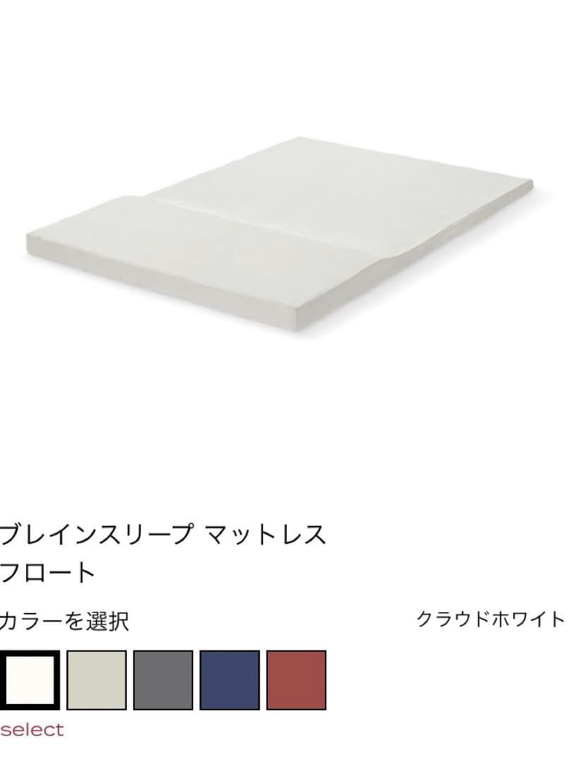 ブレインスリープピロー　マットレスシングルフロート