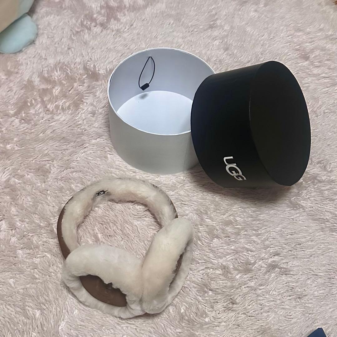 UGG ファー 耳あて・イヤーマフ ブラウン