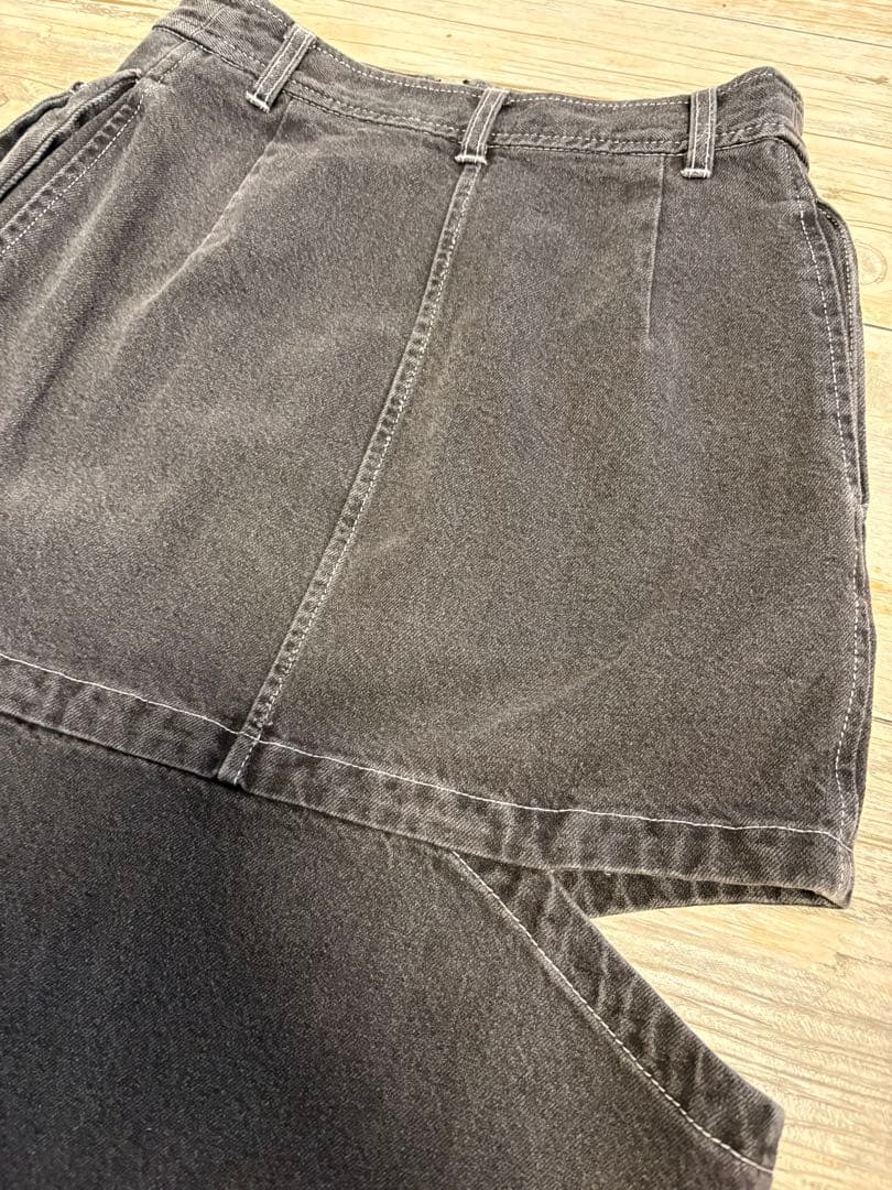 thingsthatmatter ノッチワークデニムスカート ロングスカート