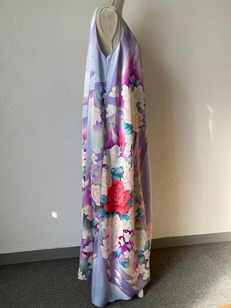 3225 着物　リメイク　ドレス　ワンピース