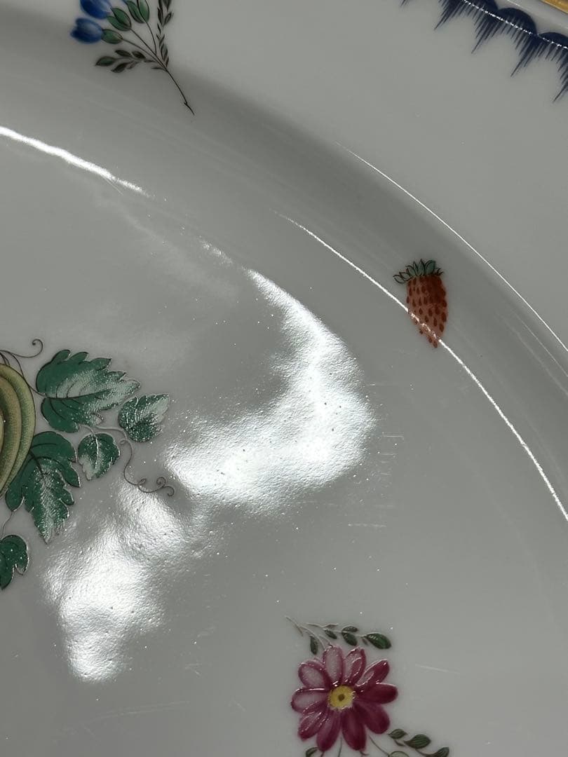 【USED美品】Richard Ginori イタリアンフルーツ　オーバル　大皿