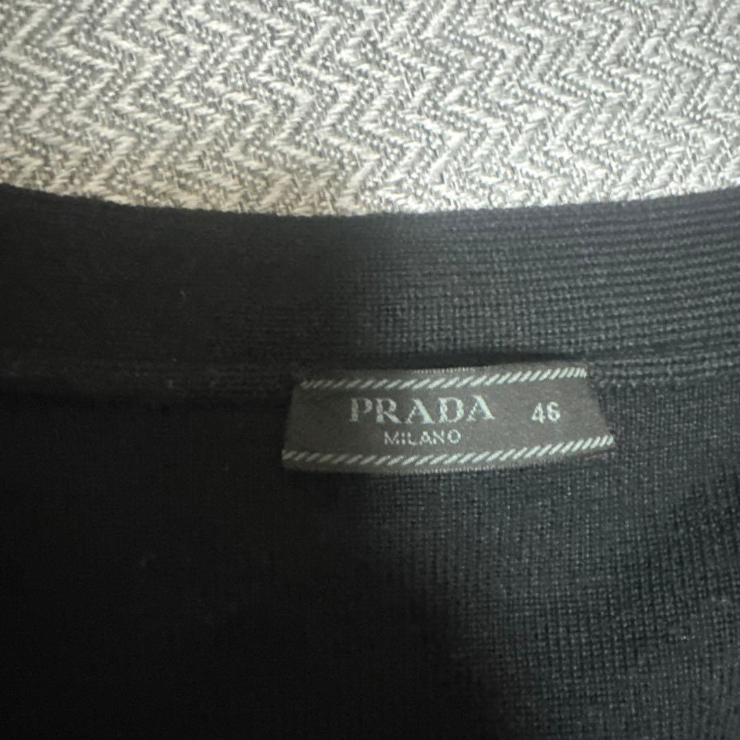 PRADA ブラック カーディガン 46
