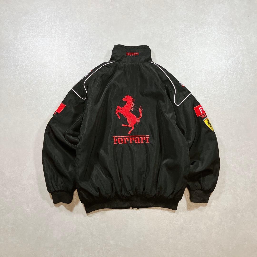 Ferrari F1 レーシングジャケット ナイロン 中綿入り フェラーリ