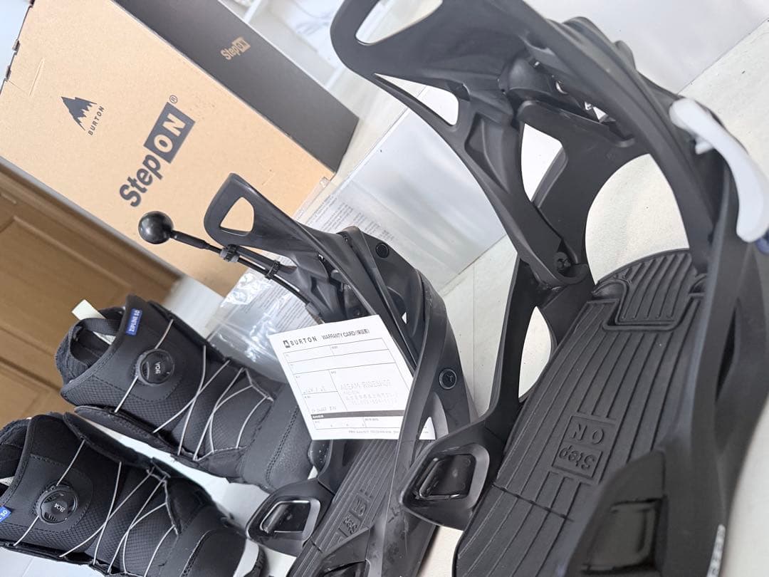 BURTON STEP ON スノーボードブーツとバインディングセット　フル装備