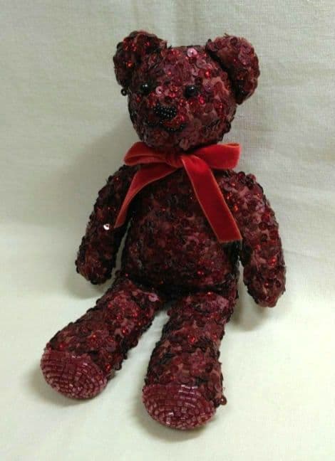 (田川啓二) スパンコール刺繍のベアR