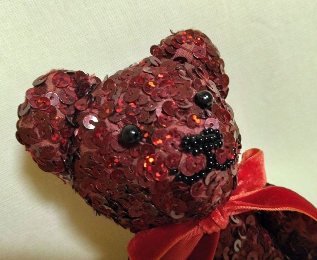 (田川啓二) スパンコール刺繍のベアR