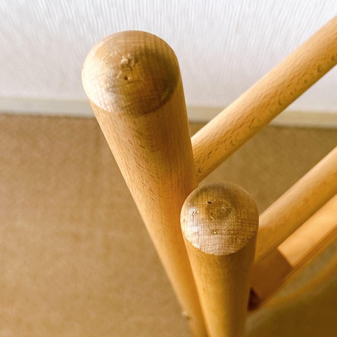 【廃盤】無印良品　木製折畳み椅子　天然木 ブナ材