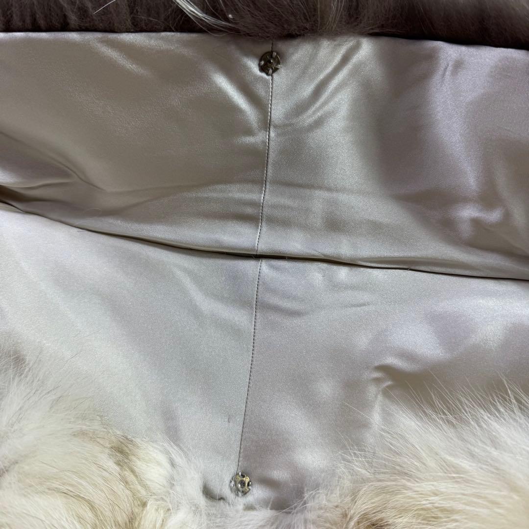 美品　SAGA FOX  シルバーフォックス　ショール　金タグ　成人式