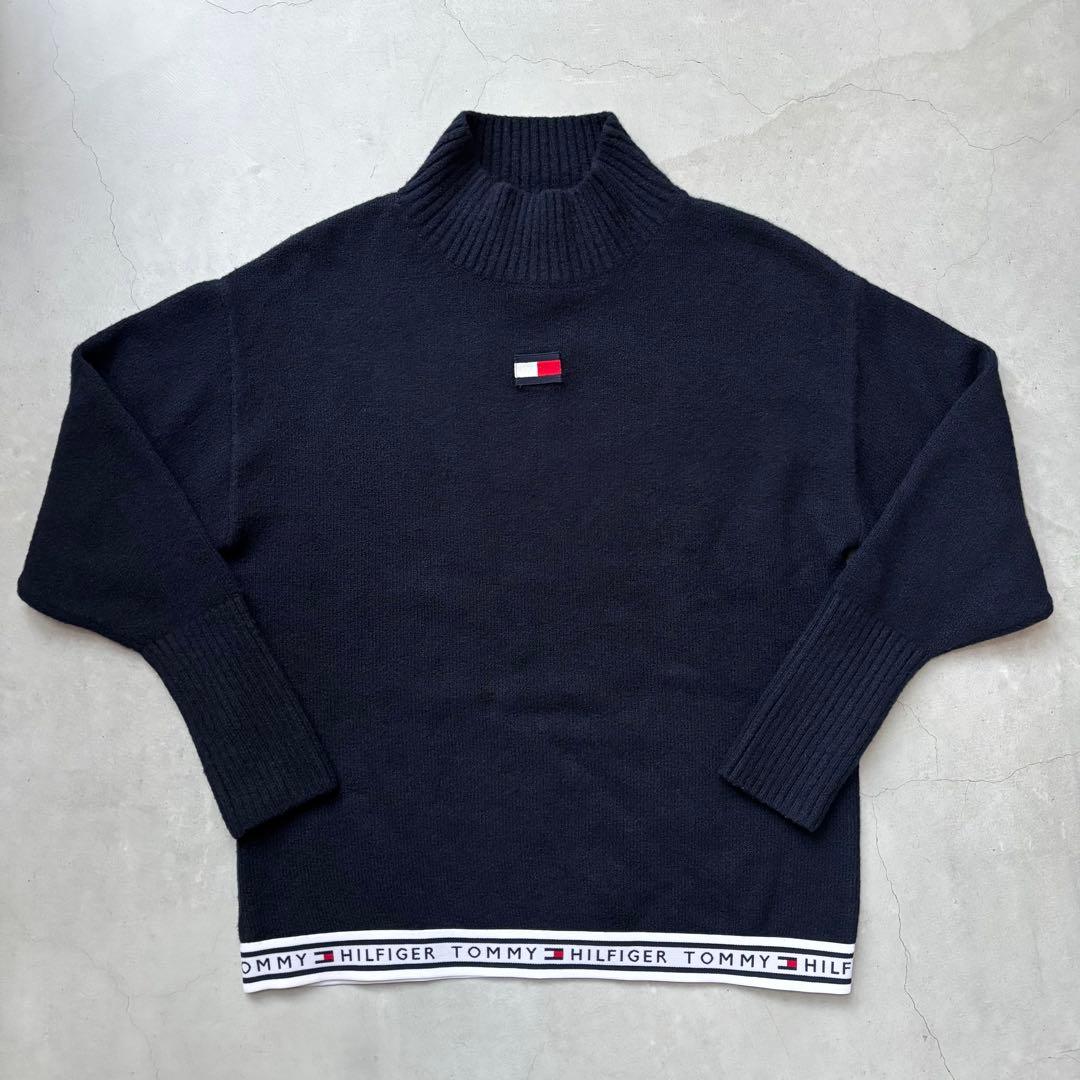   GOLF ハイネックニットセーター ロゴワッペン