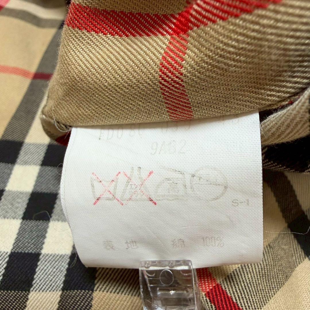 良品✨Burberry バーバリー　ステンカラーコート　ノバチェック　9AB2