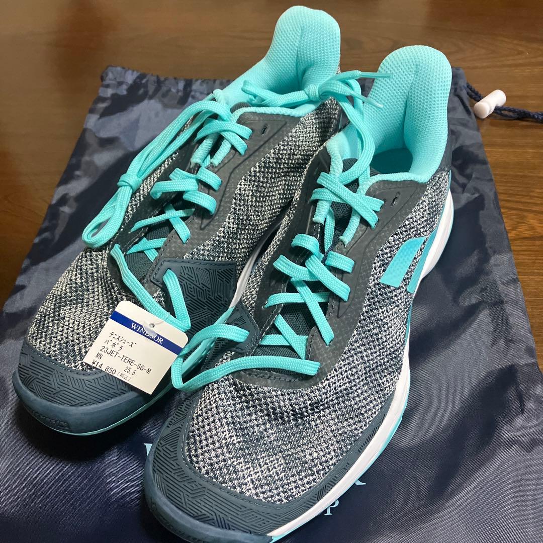 バボラ　メンズ　テニスシューズ　オムニクレー　25.5