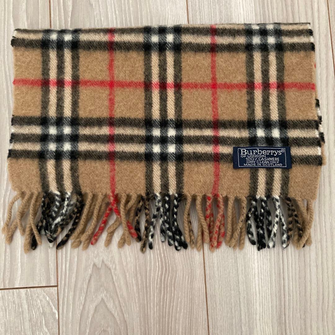 Burberrysバーバリー　マフラー　カシミア100% 男女