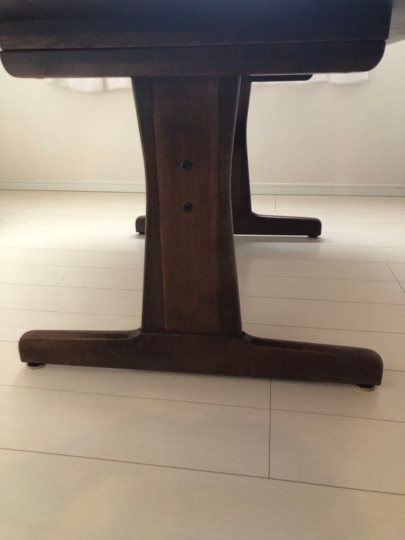 ダークブラウン 長方形 ダイニングテーブル