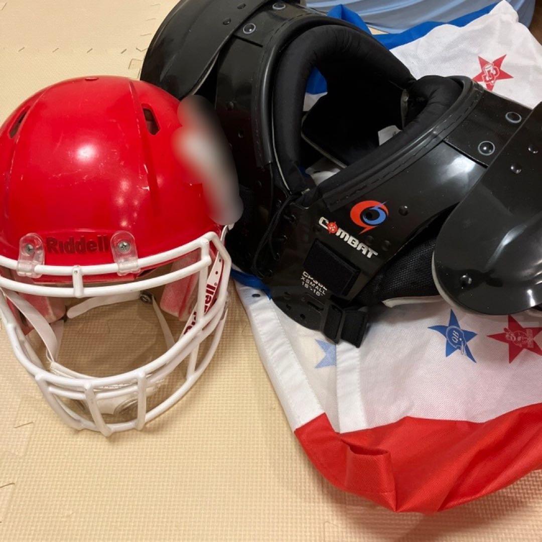アメフト　Mサイズヘルメット　ショルダーパッドCP36L XSサイズ