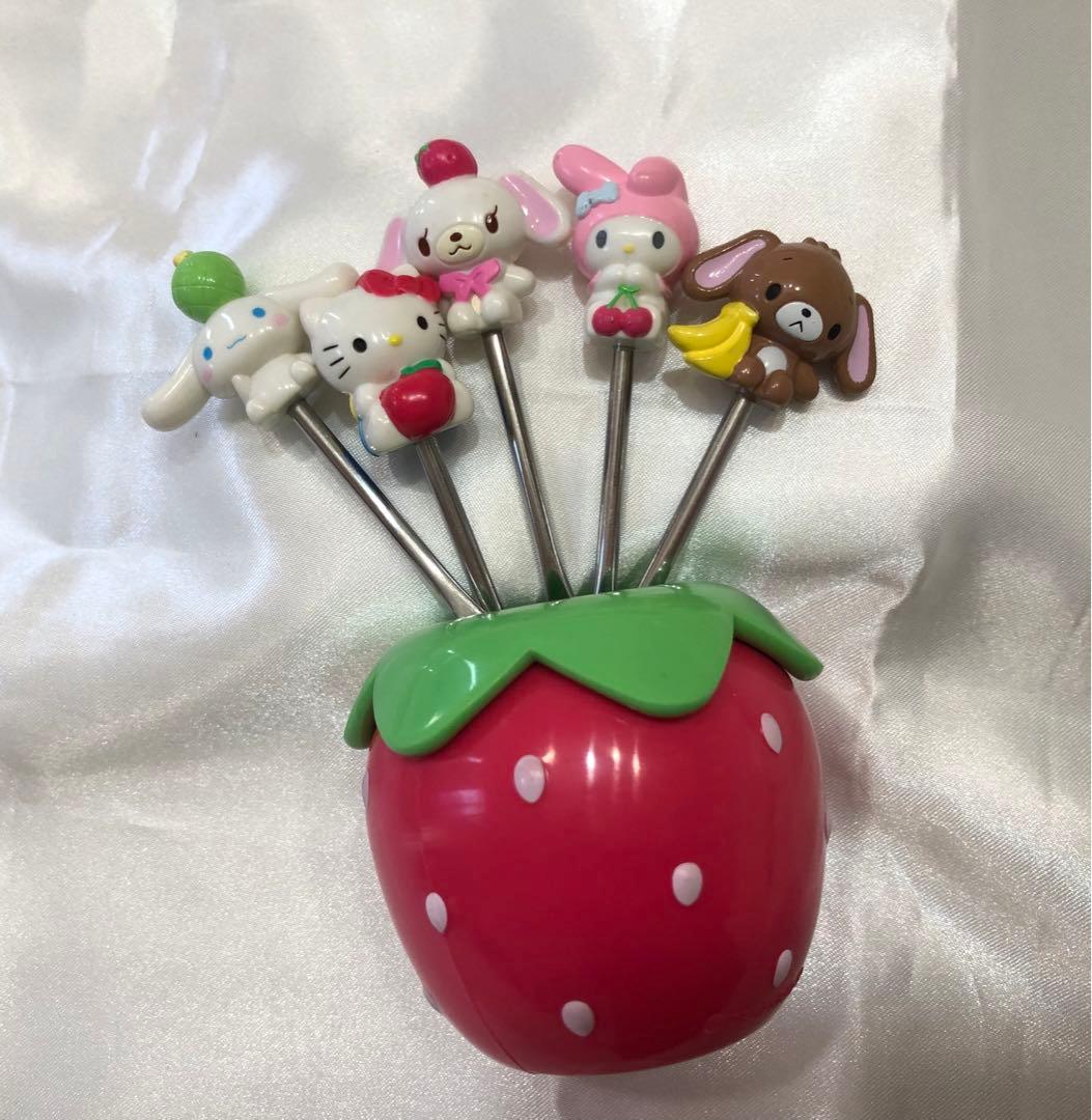 サンリオ フルーツピック 希少品 平成レトロ